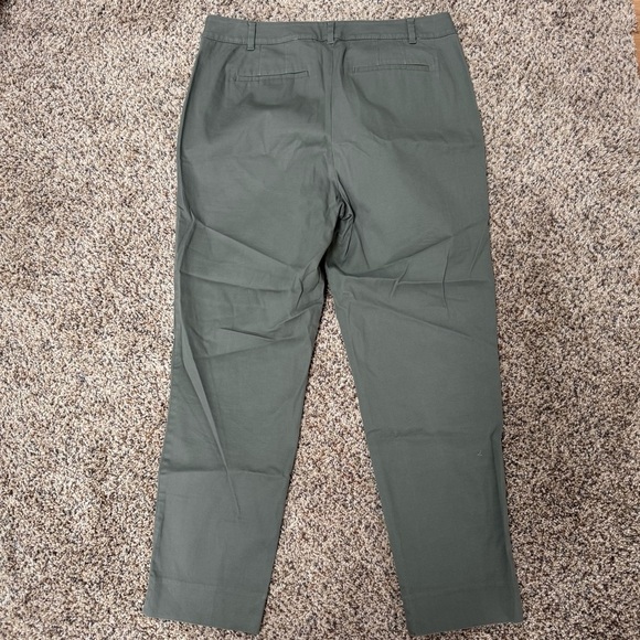 Talbots Green Chino Pants Straight Leg - Picture 3 of 4